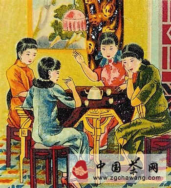 老天津一家顏料莊以《四美茶話》為商標(biāo)，足見(jiàn)飲茶風(fēng)尚之一斑